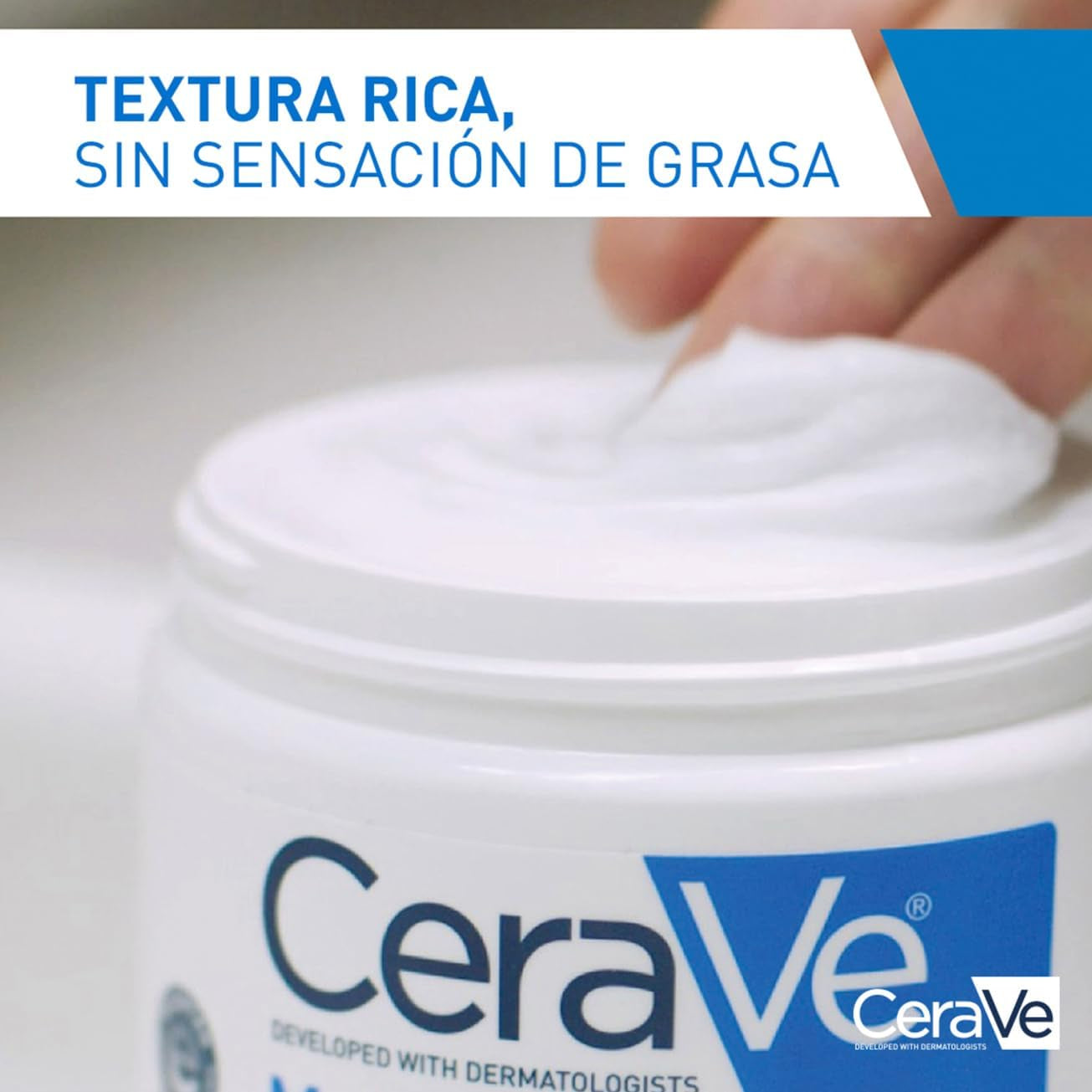 Cerave Crema Hidratante Para Rostro Y Cuerpo, Idónea Para Piel Seca a Muy Seca, Hidrata Y Restaura La Barrera De La Piel, Enriquecida Con Ceramidas Esenciales Y Ácido Hialurónico, 177Ml