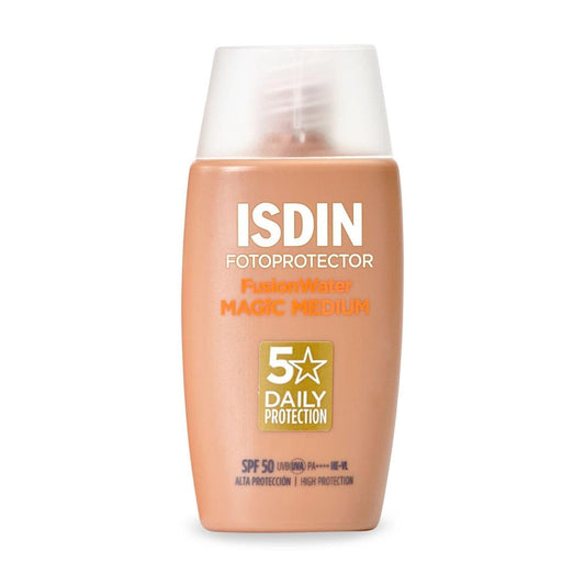 Fotoprotector Fusion Water Color Medium - Protector Solar Facial Uso Diario, Textura Ultraligera, SPF 50, 50 Ml (Paquete De 1)