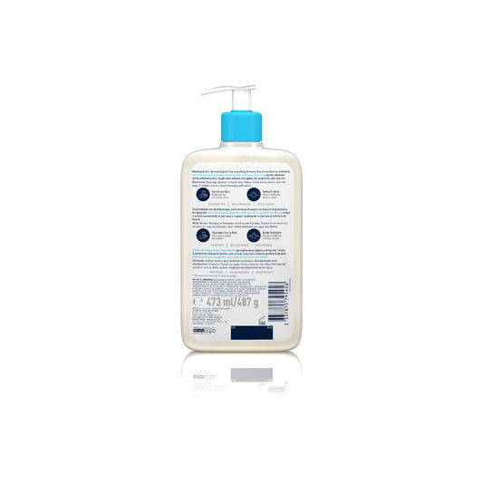 Cerave, Gel SA Limpiador Espumoso Anti-Rugosidades, Para Piel Seca, Rugosa E Irregular, Limpia Suavemente Y Exfolia, Enriquecido Con Ceramidas Esenciales, Ácido Salicílico Y Ácido Hialurónico, 562Ml