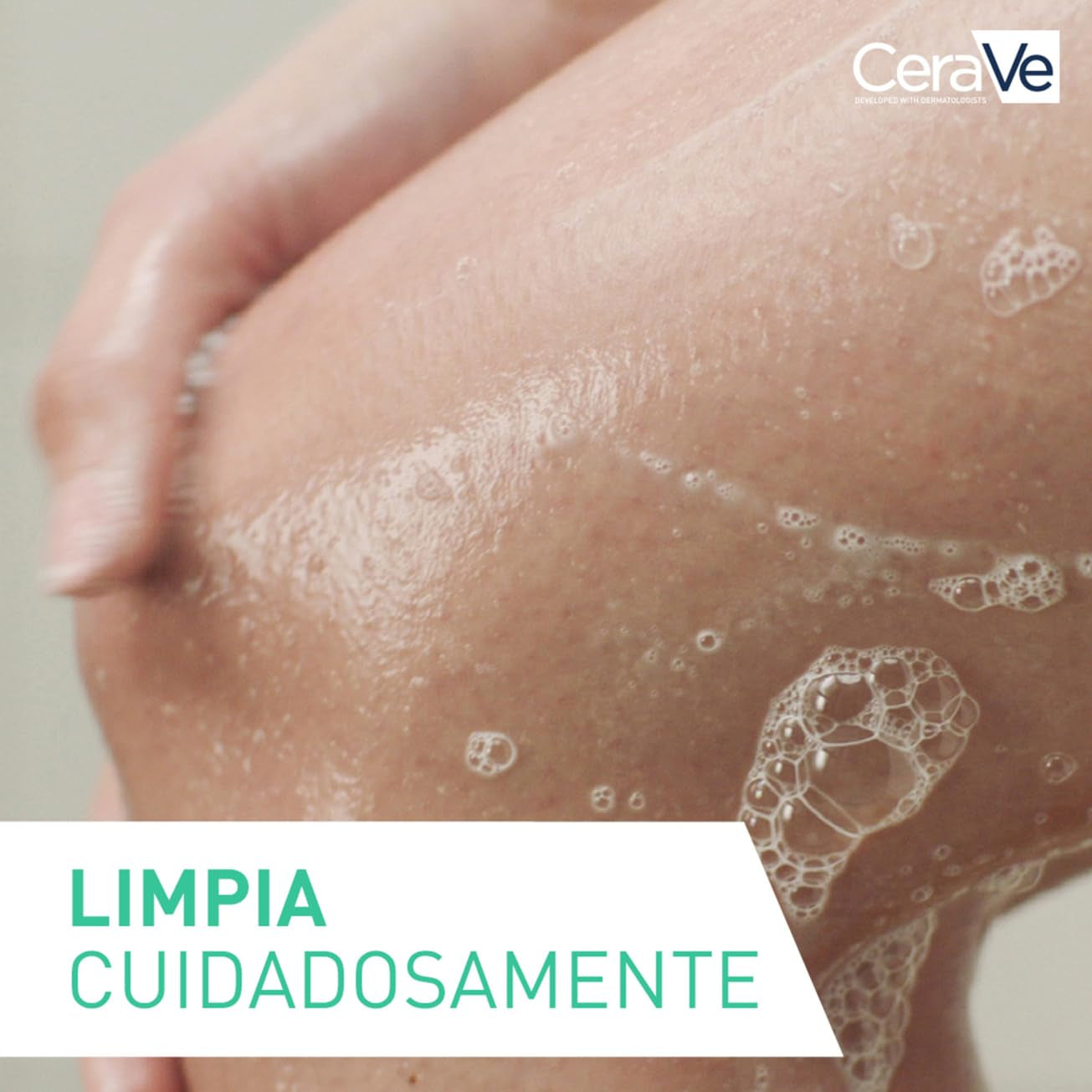 Cerave Gel Limpiador Espumoso, Para Piel Normal a Grasa, Elimina El Exceso De Grasa Y Suciedad, Enriquecido Con Ceramidas Esenciales, Niacinamida Y Ácido Hialurónico, Apto Para Rostro Y Cuerpo, 562Ml